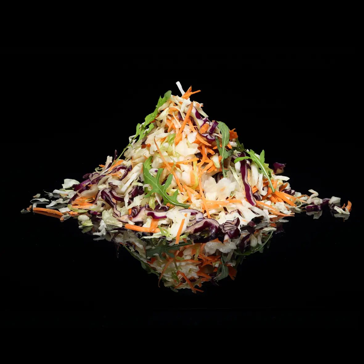 Зеле, моркови и рукола